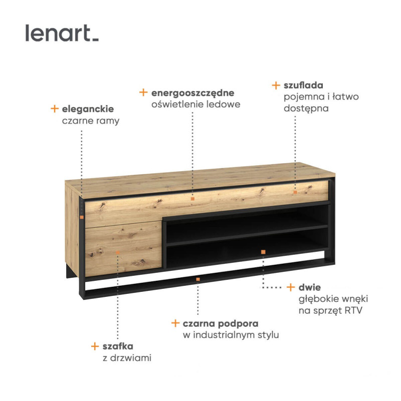 Szafka rtv QUANT QA-04 DIG-NET LENART
