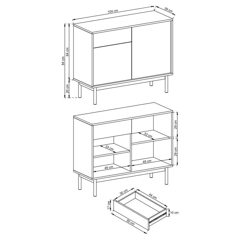 KOMODA BASIC -BK 104 PIASKI