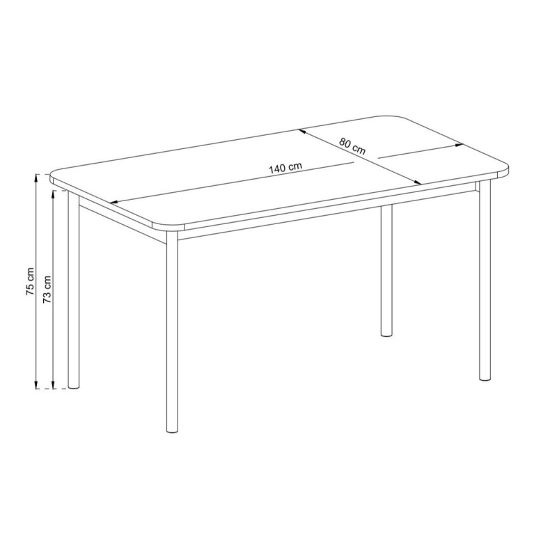 Stół  Basic BL -140 Piaski