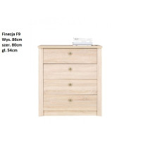 komoda 4 szufl. Finezja F-9