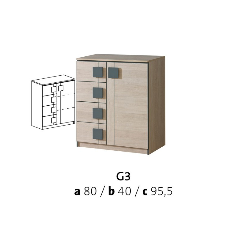 komoda Gumi G3 Dolmar
