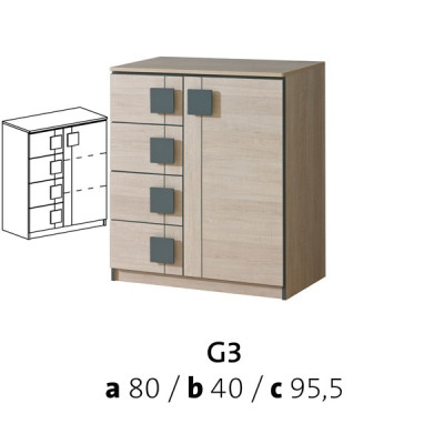 komoda Gumi G3 Dolmar