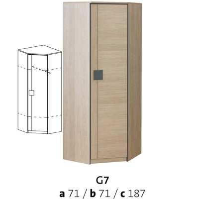 szafa narożna Gumi G7 Dolmar