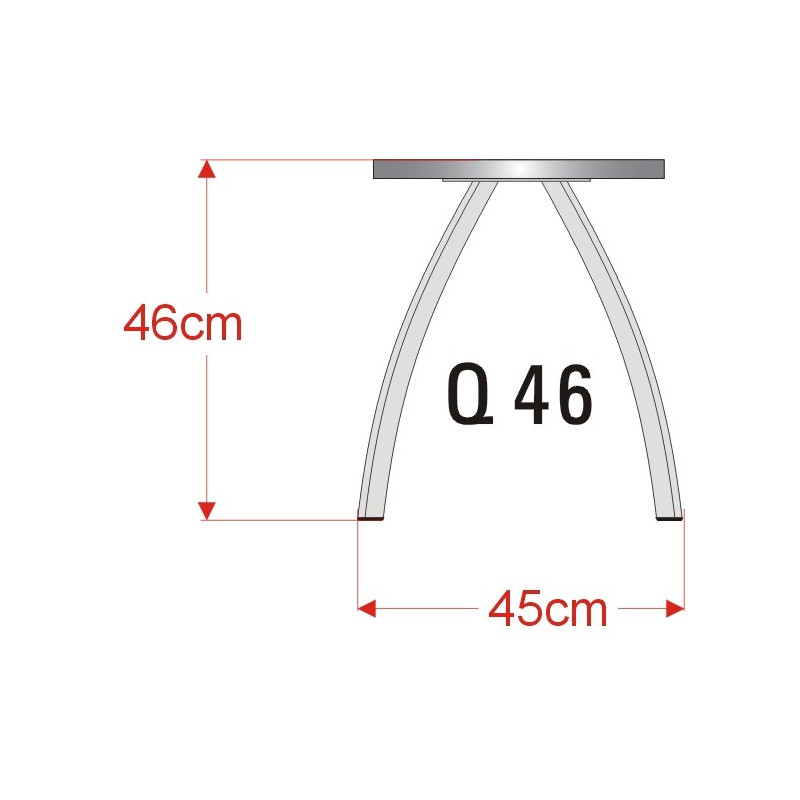Taboret metalowy Q46 Kliber