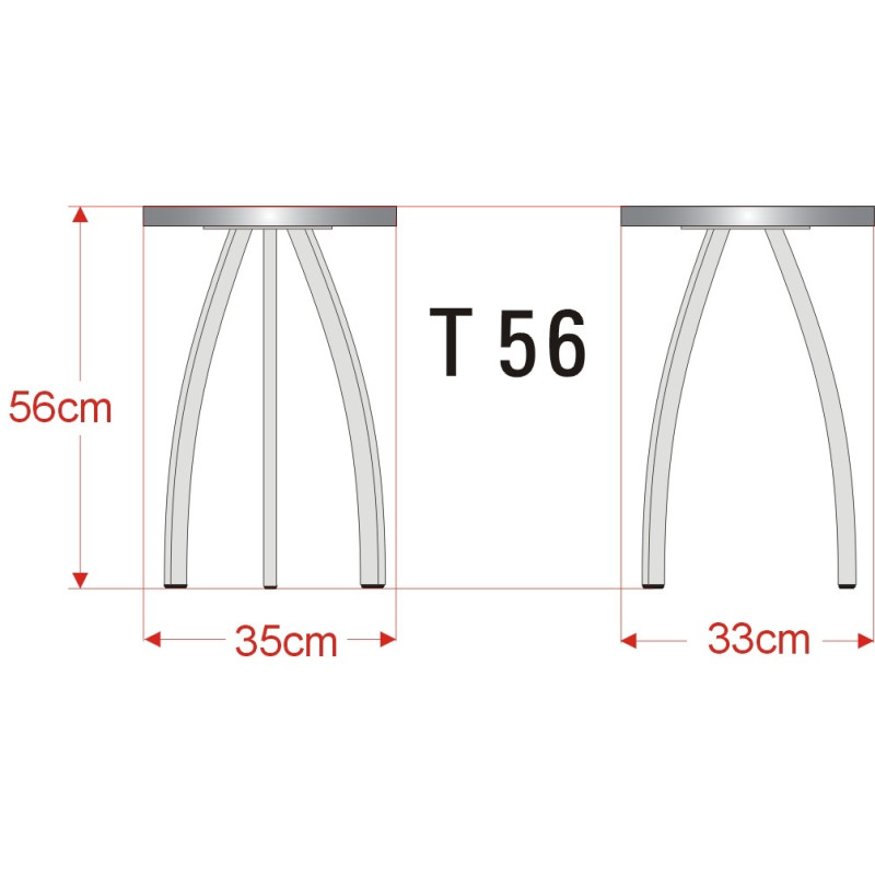 Taboret metalowy T56 Kliber