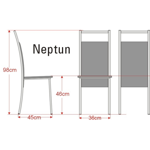 Krzesło metalowe Neptun Plus Kliber Krzesło metalowe Neptun Plus Kliber