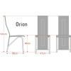 Krzesło metalowe Orion Kliber Krzesło metalowe Orion Kliber