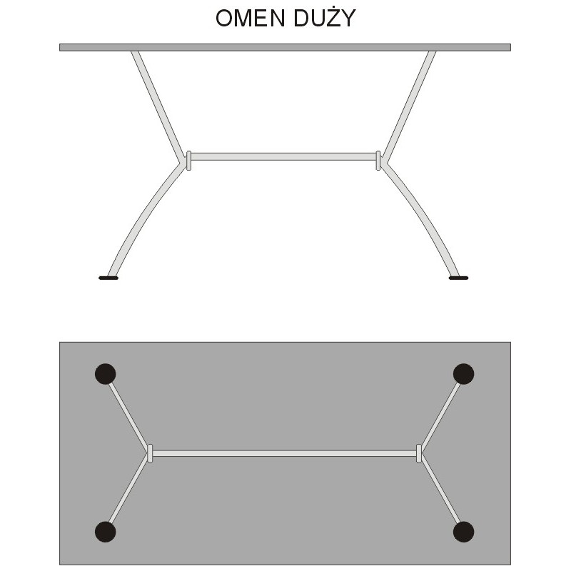 stół kuchenny Omen duży Kliber