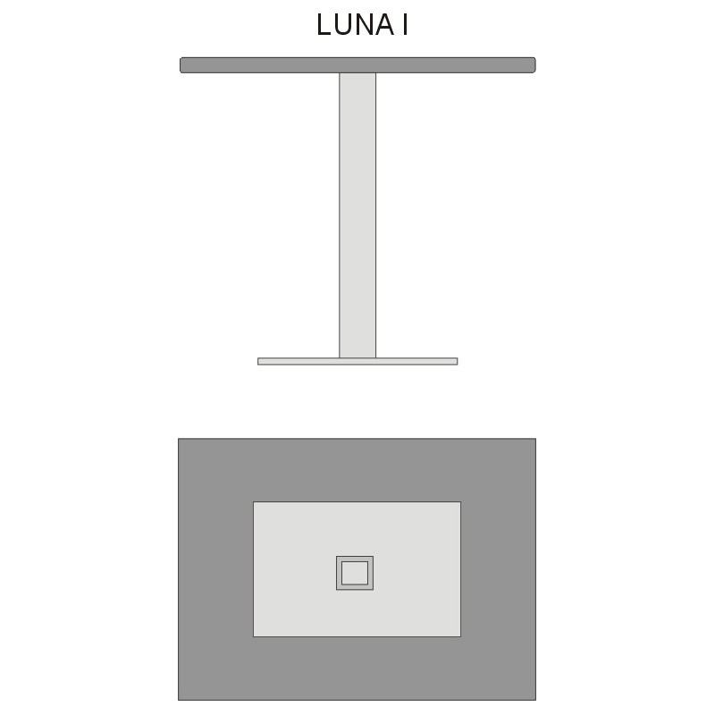 stół kawiarniany kuchenny Luna 1 Kliber