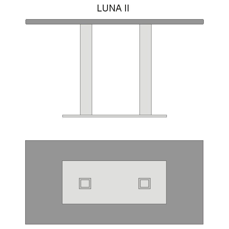 stół kawiarniany kuchenny Luna 2 Kliber