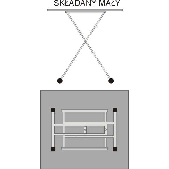 stół składany mały Kliber stół składany mały Kliber