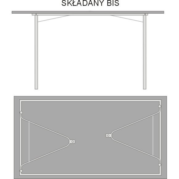 stół składany Bis Kliber stół składany Bis Kliber