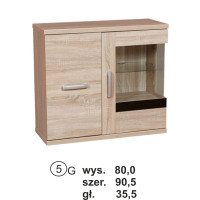 Soneo 2 - komoda witryna S5 Stolmex prawa