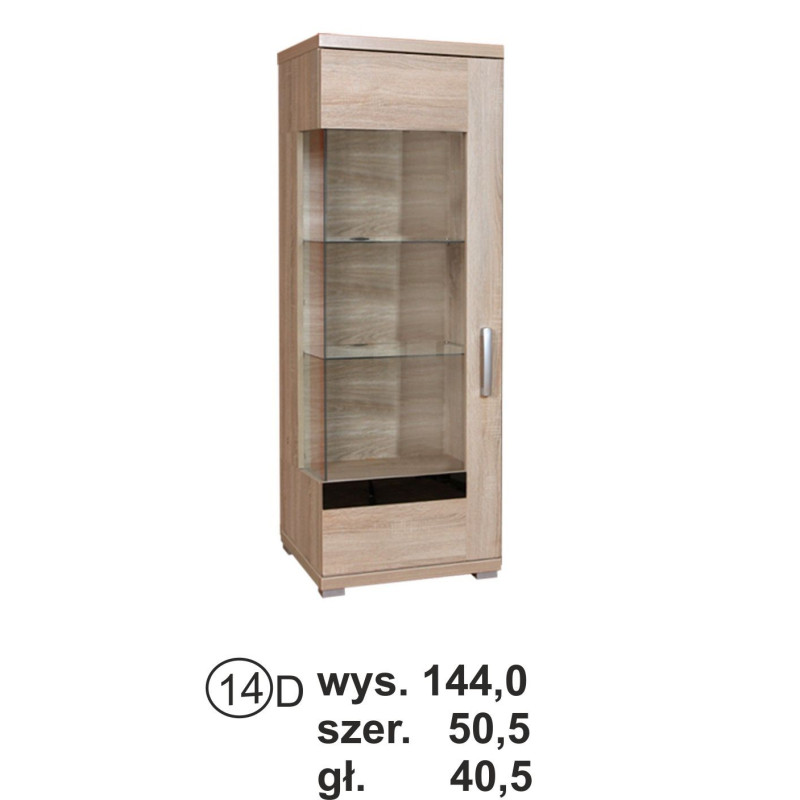 Meble Soneo 2 - witryna S14 lewa Stolmex