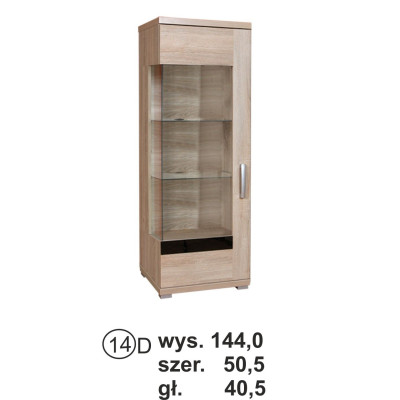 Meble Soneo 2 - witryna S14 lewa Stolmex