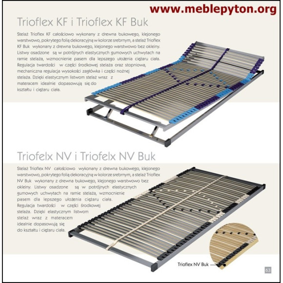 Stelaż Trioflex NV buk MK Koło Stelaż Trioflex NV buk MK Koło