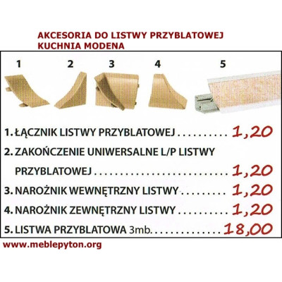 Modena - akcesoria dodatkowe do mebli kuchennych Bog Fran